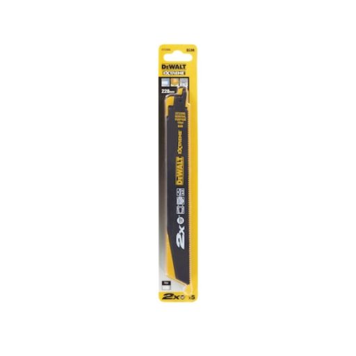 DEWALT Orrfűrészlap, 228mm, 5db, 2xlap, 10 TPI, általános