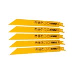 DEWALT Orrfűrészlap, 203mm, 5db, fém, 3-8mm, kettősfém DEWALT Orrfűrészlap, 203mm, 5db, fém, 3-8mm, kettősfém