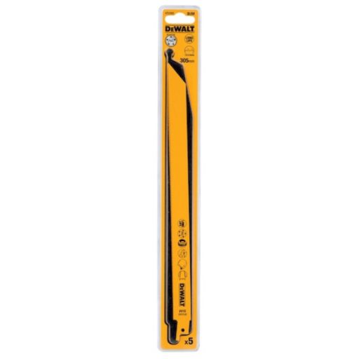 DEWALT Orrfűrészlap, 305mm, 5db, fém, gumi, üveg, kettősfém