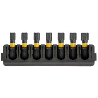 DEWALT Tartozékkészlet, 25 mm 7 részes hegytartó