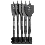 DEWALT Hegytartó, lapos fafúrók Extreme, 5db, 18-32mm