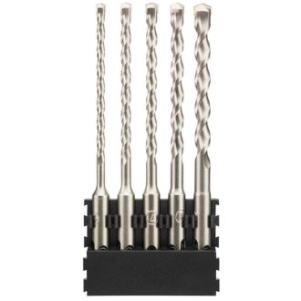 DEWALT Hegytartó, SDS-Plus fúrók, 5db, 5,5-10x160mm