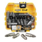 DEWALT Bitkészlet, 25mm, 25db, PZ2, ütvecsavarozóhoz