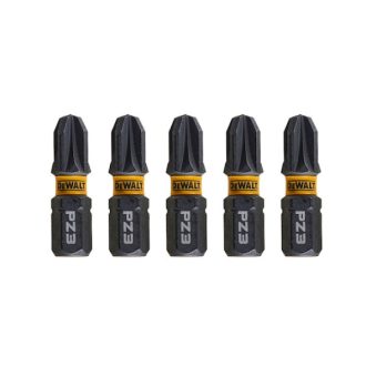 DEWALT Bithegy, csavarhúzó, 25mm, 5db, PZ3 FLRQ