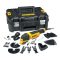 DEWALT Rezgőszerszám, Multi, 300W, TSTAK, tartozékokkal, vezető