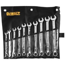 DEWALT Csavarkulcskészlet, kombinált, 10db, 10-19mm