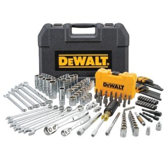 DEWALT Szerszámkészlet, 142db, 1/4", 3/8