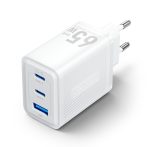   Vention USB-C+C+A (65W/65W/60W, 3-portos GaN, fehér), töltő