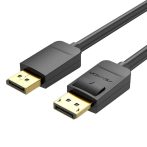 Vention Displayport (fekete), 2m, kábel