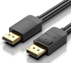 Vention Displayport, fekete,  3m, kábel