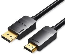 Vention Displayport -> HDMI, (fekete), 2m, kábel