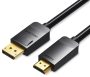 Vention Displayport -> HDMI, (fekete), 2m, kábel