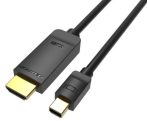   Vention mini Displayport 4K -> HDMI, (fekete), 3m,  kábel