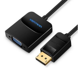 Vention Displayport -> VGA (fekete), 0,15m, konverter