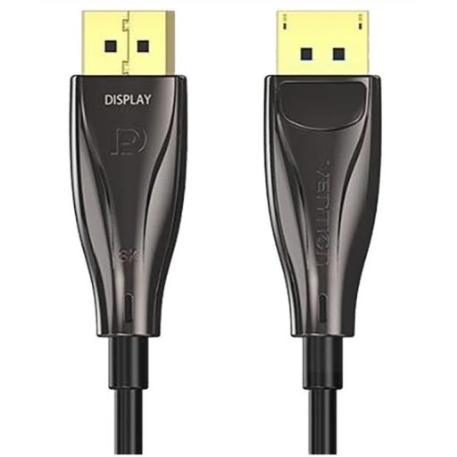 Vention Displayport/M -> Displayport/M (8K, optikai, fekete), 3m,  kábel