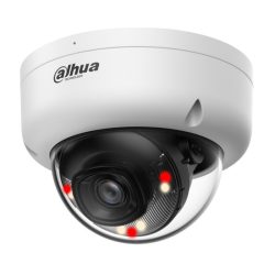Dahua IPC-HDBW1239E1-A-IL-0280B-S6 2MP, Entry, 2,8mm, IR/LED 30m, FullColor, IK08, Hibrid megvilágítású IP dóm kamera