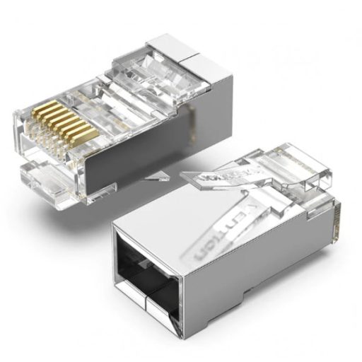 Vention UTP (Cat.6A ,RJ45,átlátszó) 50db, csatlakozó