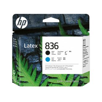   HP 836 Black/Cyan Latex Printhead, HP Latex 700, 700 W, 800, 800 W nyomtatók, Termál tintasugaras, Fekete, Cián, 4UV95A, Kína, Szingapúr, 146,8 mm