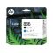 HP 836 Black/Cyan Latex Printhead, HP Latex 700, 700 W, 800, 800 W nyomtatók, Termál tintasugaras, Fekete, Cián, 4UV95A, Kína, Szingapúr, 146,8 mm