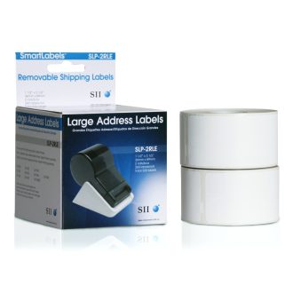   Seiko Instruments SLP-2RLE, Fehér, Öntapadós nyomtatócimke, 8,9 cm, 3,6 cm, 520 db, 260 db