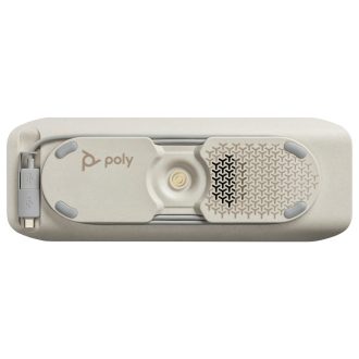  HP Poly Sync 40+ USB-A-s/USB-C-s kihangosító + BT700 USB-A adapter, Mobiltelefon/PC, Ezüst, 55 dB, 0,715 M, Érintős, IP64
