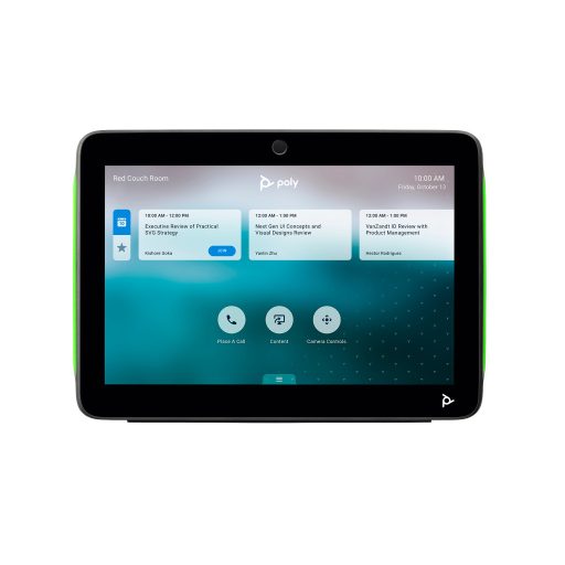 HP Poly TC10 Touch Controller Black, Fekete, 25,6 cm (10.1"), 1280 x 800 pixelek, PoE, 260 mm, 184 mm