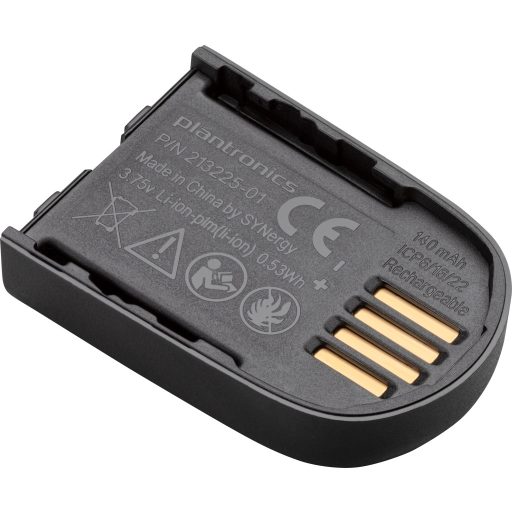 HP Poly Savi 8210 akkumulátor eltávolító eszközzel, Akkumulátor, Fekete