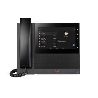   HP Poly CCX 600 üzleti médiatelefon Microsoft Teams- és PoE-támogatással, IP telefon, Fekete, Vezetékes telefonkagyló, Asztali/fali, Android, Android 12