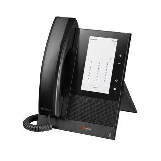   HP Poly CCX 400 üzleti médiatelefon Microsoft Teams- és PoE-támogatással, IP telefon, Fekete, Vezetékes telefonkagyló, Android 12, 24 sorok, LCD