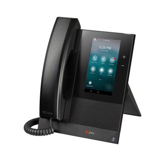   HP Poly CCX 400 üzleti médiatelefon Open SIP- és PoE-támogatással, IP telefon, Fekete, Vezetékes telefonkagyló, Android 12, 24 sorok, LCD