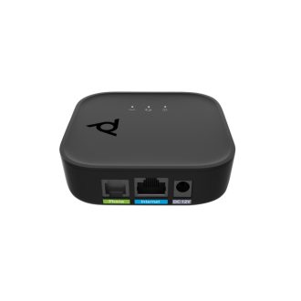   HP Poly ATA 400 1FXS Voice Port VoIP Adapter with Open SIP and Power Supply, G.711, OPUS, Fekete, FCC part 15 (CFR 47) class B, CE, SIPv2, HTTPS, Egyenáram
