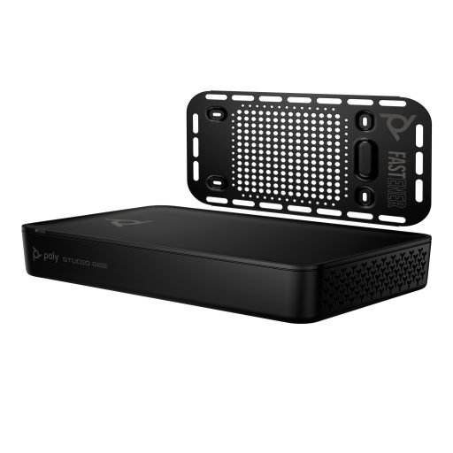 HP Poly Studio G62 Video Conferencing System With Mounting Plate Kit, Személyi videokonferencia rendszer, 4K Ultra HD, 30 fps, Fekete