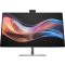 HP Series 7 Pro 27 inch 4K Conferencing Monitor - 727pm, 68,6 cm (27"), 3840 x 2160 pixelek, 4K Ultra HD, LCD, 5 ms, Fekete