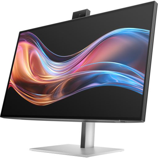 HP Series 7 Pro 27 inch 4K Conferencing Monitor - 727pm, 68,6 cm (27"), 3840 x 2160 pixelek, 4K Ultra HD, LCD, 5 ms, Fekete