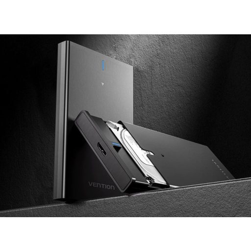 Vention 2.5" SATA HDD (USB 3.0 Micro-B,fekete), ház