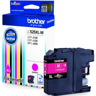   Brother LC525XLM Tintapatron Magenta 12,8 ml 1.300 oldal kapacitás