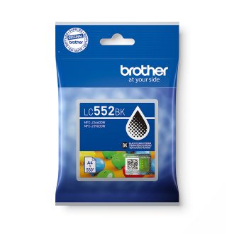   Brother LC552BK Tintapatron Black 12,5 ml 550 oldal kapacitás