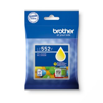   Brother LC552Y Tintapatron Yellow 7,2 ml 550 oldal kapacitás