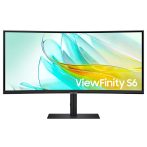   SAMSUNG 34" LS34C652UAUXEN ViewFinity S6 S65UC UWQHD VA 21:9 5ms ívelt ultrawide monitor