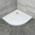 Modena Slim íves alacsony akril zuhanytálca 80x80 cm