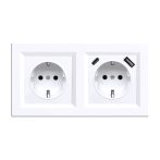 Nova dugalj USB csatlakozóval fehér kerettel