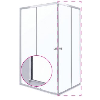 OLGA SQ 80 ELEMENT zuhanyajtó