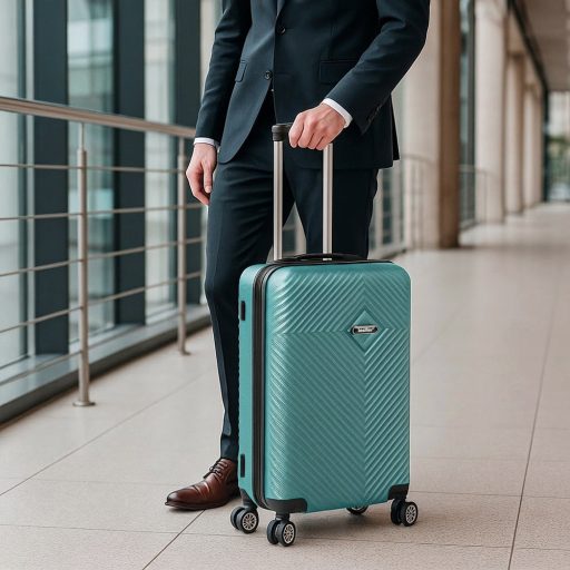 TraveLux Pro kabinbőrönd keményfedeles levehető kerékkel 50x40x20 cm