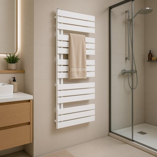 Solaro Design törölközőszárító radiátor 1400x600 mm fehér