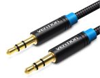   Vention 3.5mm jack/M ->  3.5mm jack/M,  (audio,szövet), 3m, kábel