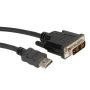 Roline DVI/M -> HDMI/M, 2m, kábel