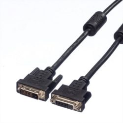 Roline DVI/M -> DVI/M (dual link 2 ferrit), 5m, kábel