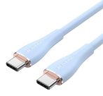   Vention USB-C 2.0/M -> USB-C 2.0/M,  (5A,szilikon,kék), 1,5m, kábel