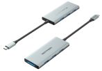   Vention USB-C -> HDMI/USB 3.0x3/SD/TF/PD (0,15m Szürke Aluminum Ötvözet) Dokkoló