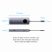 Vention USB-C -> DP/HDMI/USB 3.0*2/USB 2.0/RJ45/SD/TF/PD MST, dokkoló
